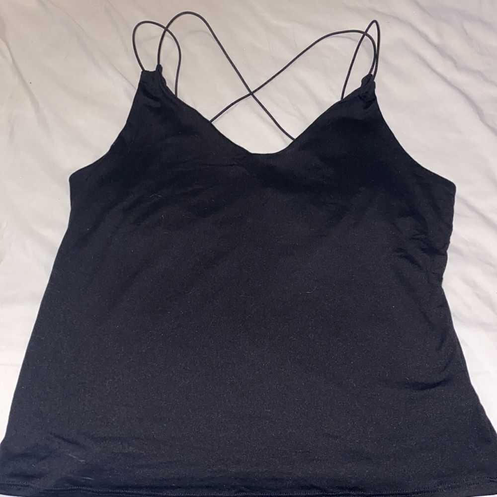 Gaze Double Strap Basic Crop Top - image 4